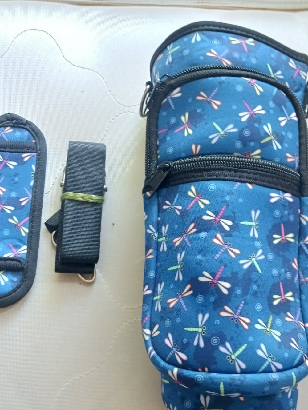 Blue Dragonfly Water Carrier Phone Bag NEW
